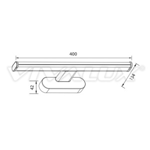 Vivalux ARBA LED 8W IP44 alb-neutru - Img 2