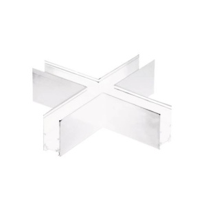 Element conectare tip cruce sină magnetică albă