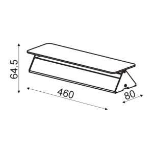CORP ILUMINAT ACA LIGHTING ZD806415LEDWH ALB LED