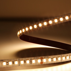 Bandă LED flexibilă Omniled - SMD2835 12W/m CRI95 24V 160led/m rolă 5m alb-cald sau neutru - Img 2