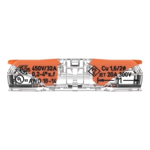 Conector îmbinare WAGO 2 poli seria 221 - 1 bucată - Img 3
