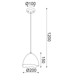 CORP SUSPENDAT ACA LIGHTING V3722201PWG LUT CREM AURIU METAL AURIU E27
