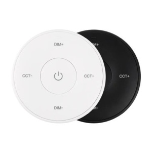 MiBoxer Telecomandă rotundă K2S Monocolor/CCT Perete 1 zonă RF Alb sau Negru