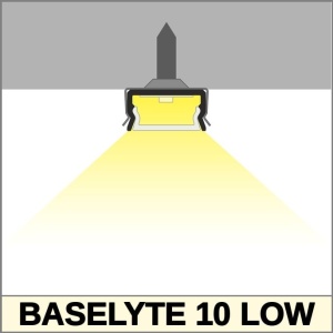 Profil aluminiu aparent BASELYTE-10 LOW, aluminiu anodizat, lungime 2m - Img 3