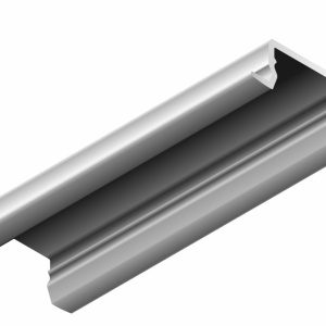 Profil aluminiu încastrat BASELYTE-10 LOW-IN, aluminiu anodizat, lungime 2m