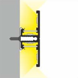 Profil LED aparent BACK 10, negru, lungime 2m - Img 4