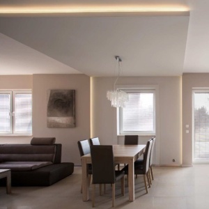 Profil LED aparent BEGTON 12, negru, lungime 2m - Img 5