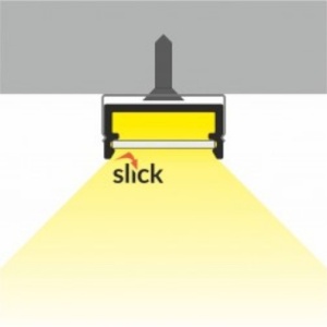 Profil LED aparent BEGTON 12, RAW, aluminiu neanodizat, lungime 2m - Img 4