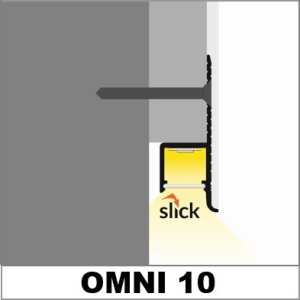Profil LED încastrat OMNI 10, aluminiu anodizat, lungime 2m - Img 5