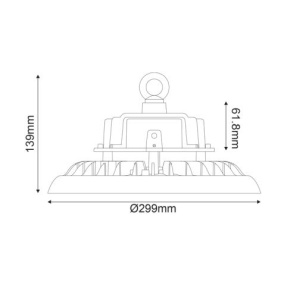 Aca Lighting -Corp iluminat cu LED ASTREK Highbay 150W - Img 2