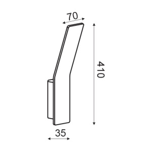 CORP ILUMINAT ACA LIGHTING ZD80039LEDBK NEGRU LED