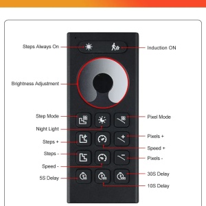 Controler Smart Iluminat Scări 16 Trepte cu telecomandă ,2 senzori și aplicație - Img 6