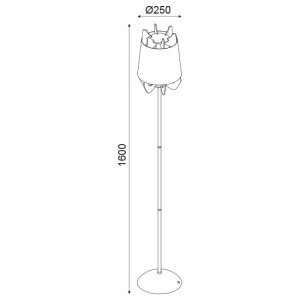 CORP ILUMINAT ACA LIGHTING ZM170011F METAL PLASTIC ALB MDF E27