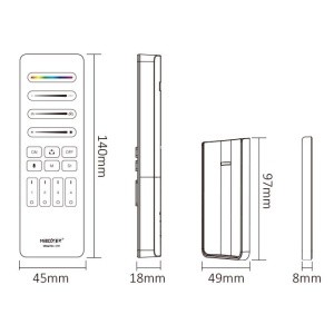 MiBoxer Telecomandă SPI bandă digitală 4 zone C10 - Img 2