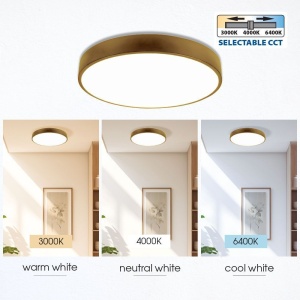 Plafonieră LED Vivalux LUKA 35W Auriu CCT - Img 3