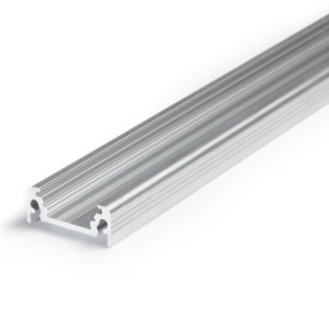 Profil LED aparent SURFACE 10, aluminiu neanodizat, lungime 2m