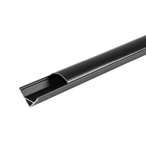 Profil LED de colt tip A2M negru,pentru montaj aparent, lungime 2m
