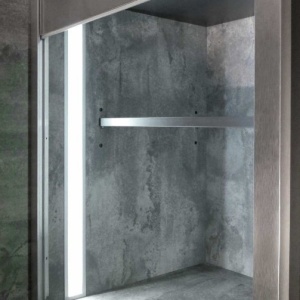 Profil LED încastrat FLAT 8, negru, lungime 2m - Img 6