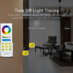 Set MiBoxer RGB Dimmer RF și telecomandă Touch, 15A, 12-24V - Img 2