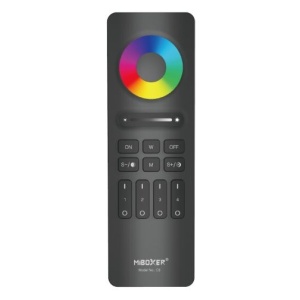 Telecomanda Smart RGB/RGB+CCT Smart neagră 4 zone RF