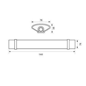 Vivalux KENT LED 36W 4000K Alb-Neutru IP65 - Img 3