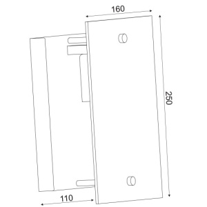 CORP ILUMINAT ACA LIGHTING OD910801W METAL NEGRU MAT TRANSPARENT STiCLA E14