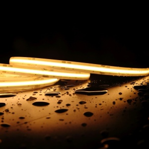 Bandă LED flexibilă de saună Premium COB 10W/m 320led/m CRI90 24V, IP67,rolă 5m - Img 4