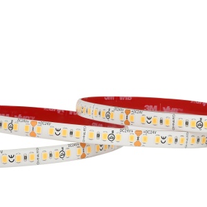 Bandă LED flexibilă Omniled - SMD2835 12W/m CRI95 24V 160led/m IP65 rolă 5m alb-cald sau neutru - Img 2