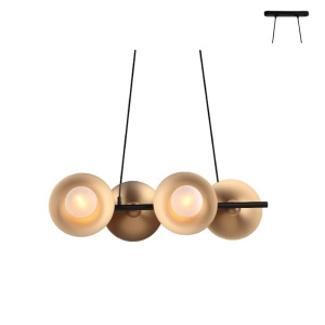 Lampa suspendata HL4324P68BB 4xG9
