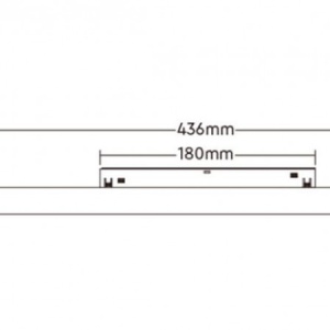 MIBOXER Proiector liniar șină magnetică Zigbee + RF Dimabil 20W CCT Negru - Img 6