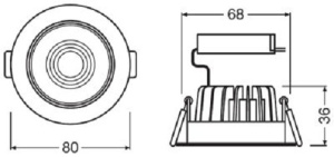 OSRAM Ledvance Spot Led Orientabil 6W Alb 3000 K - Img 3
