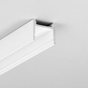 Profil aluminiu aparent HOOD14, alb, lungime 2m