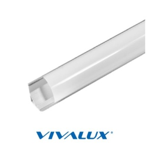 Profil LED de colt tip A2M,pentru montaj aparent, lungime 2m