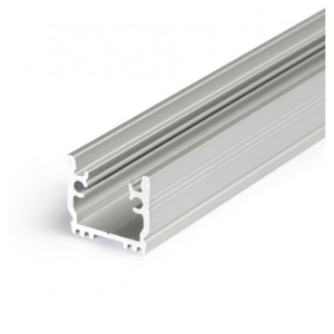 Profil LED de pardoseală FLOOR12, aluminiu anodizat, lungime 2m
