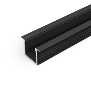 Profil LED încastrat SMART-IN16, negru, lungime 2m