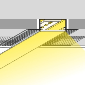 Profil LED încastrat VARIO 30-04, alb, lungime 2m - Img 3
