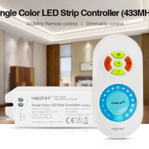 Set MiBoxer Dimmer și telecomandă RF, 12A, 12-24V - Img 5