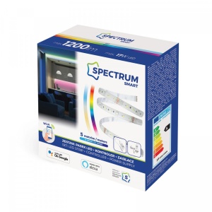 Set Smart Spectrum Bandă RGB+CCT 17W IP44 Compatibil Google si Amazon Alexa - Img 2