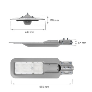 Spectrum - Klark Corp iluminal stradal cu LED 150W 4000K alb-neutru - Img 3