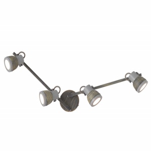 CORP ILUMINAT ACA LIGHTING MC167794R METAL RUGINIU GU10