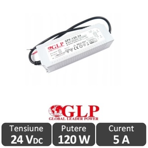 Sursa alimentare GLP LED 120W 24V IP67