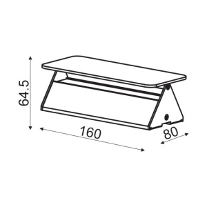 CORP ILUMINAT ACA LIGHTING ZD80645LEDGD AURIU INCHIS LED