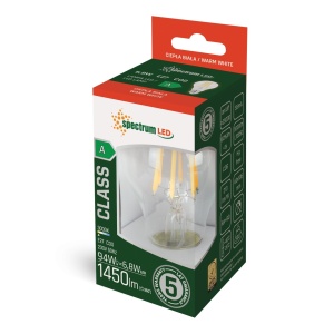 Bec LED Spectrum Filament 6.8-94W E27 alb-cald/neutru/rece Clasa A - Img 3