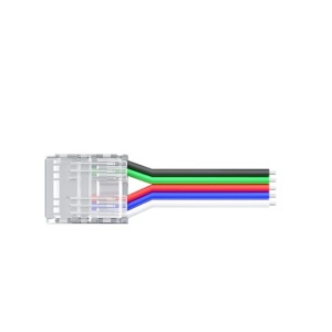 Conector alimentare pentru banda LED COB RGB+W 12mm - 1bucată