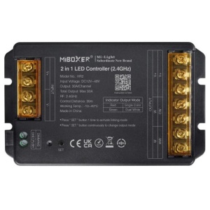 Controler MiBoxer Power 2 în 1 monocolor/CCT RF, 30A, 12-24V