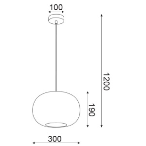 CORP SUSPENDAT ACA LIGHTING V371131PC METAL CUPRU SATINAT E27