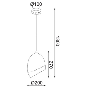 CORP SUSPENDAT ACA LIGHTING V372281PWP LUT CREM ROZ METAL CREM E27