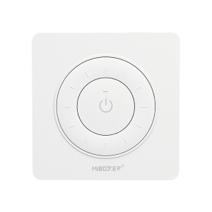 MiBoxer Telecomandă rotundă K3P Monocolor/CCT Perete 1 zonă RF Alb sau Negru - Img 2