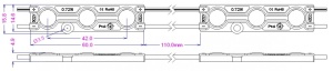 Modul LED 0.72W SMD5050 12Vdc IP65 - Img 2