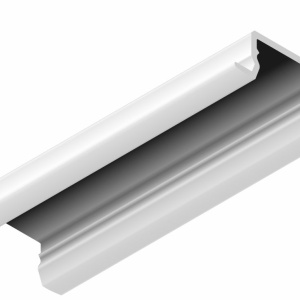 Profil aluminiu încastrat BASELYTE-10 LOW-IN, alb, lungime 2m